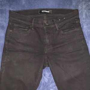 EXPRESS BLACK SKINNY JEANS